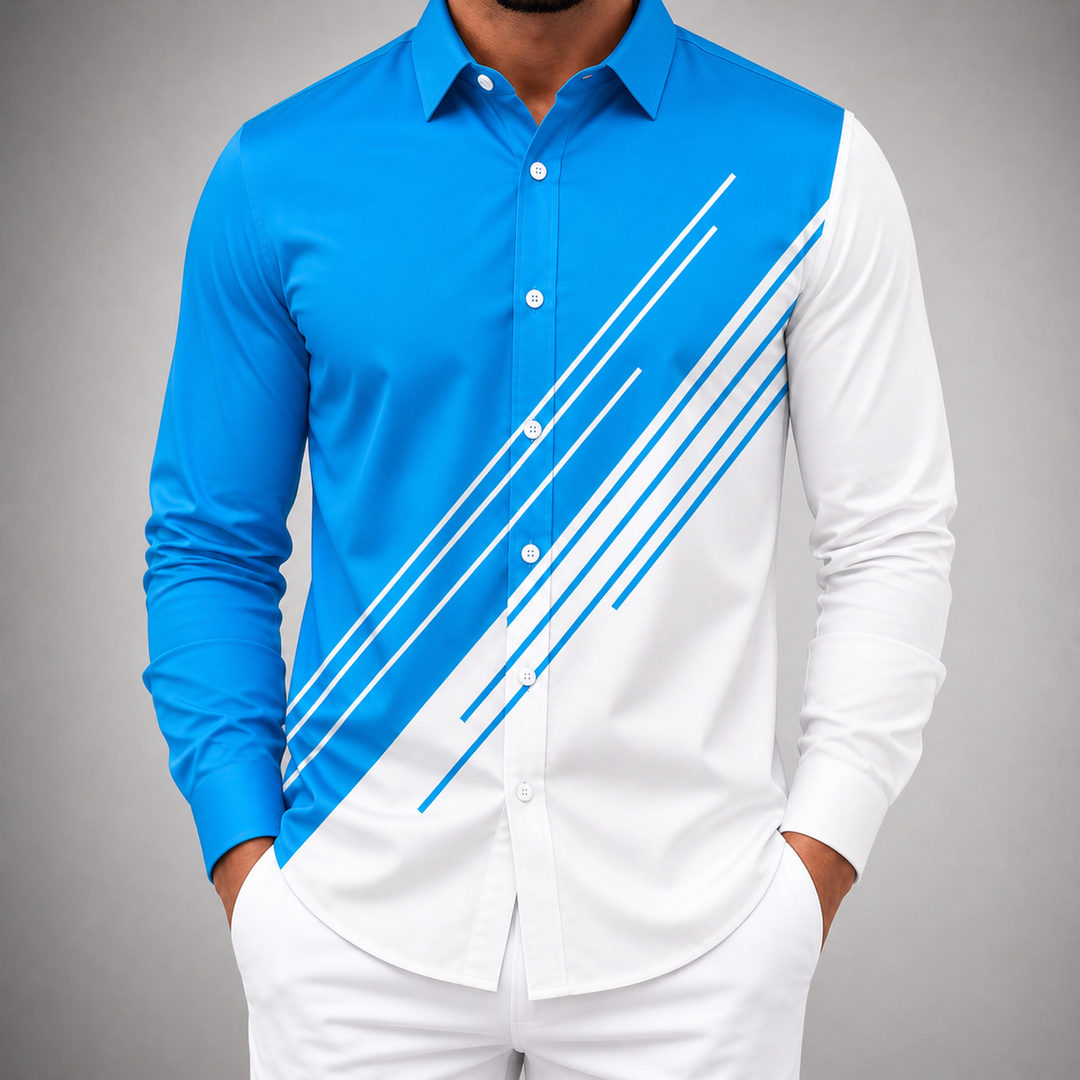 Avani Button-Up Silk Shirt