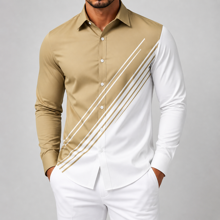 Avani Button-Up Silk Shirt