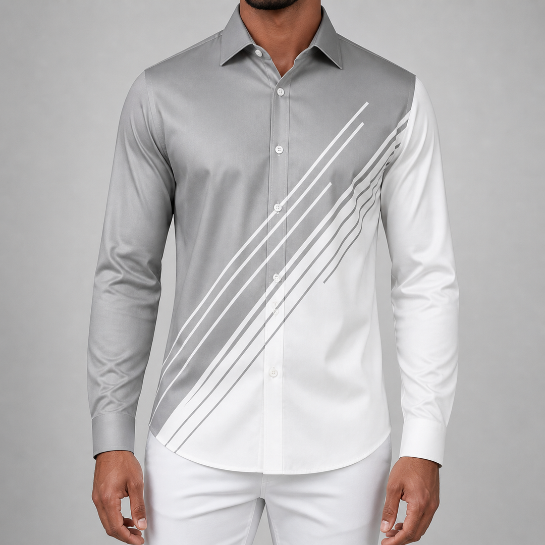 Avani Button-Up Silk Shirt