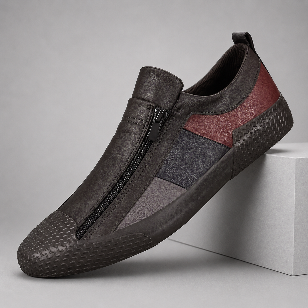Arden Leather Slip-On Sneakers