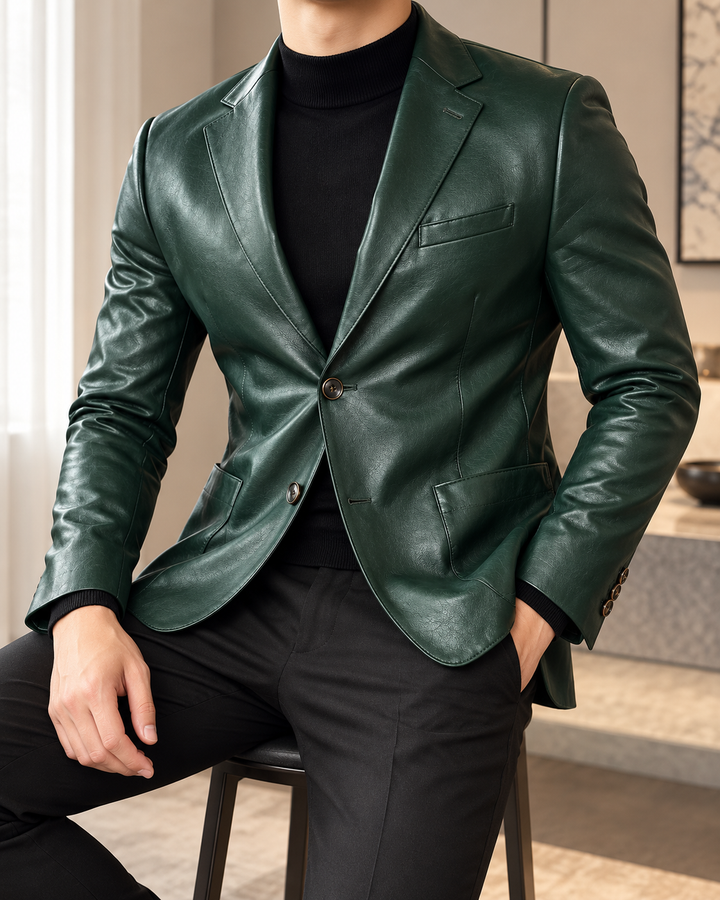 Vittorio Leather Blazer