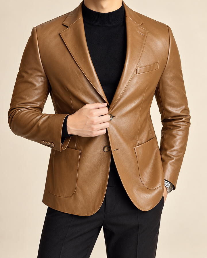 Vittorio Leather Blazer