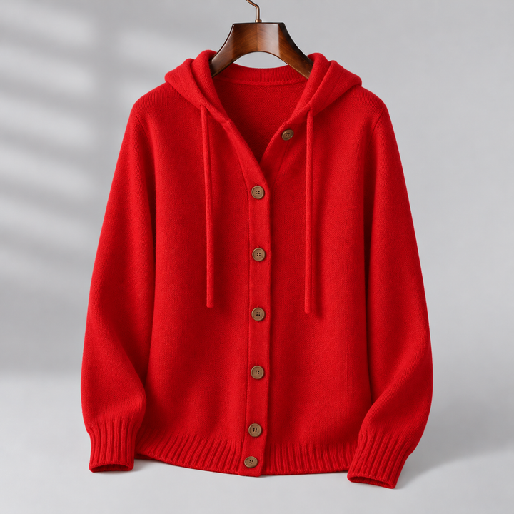 Serena Cotton Hooded Cardigan