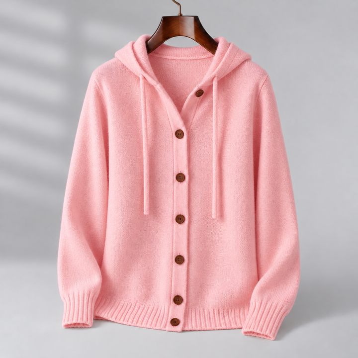 Serena Cotton Hooded Cardigan
