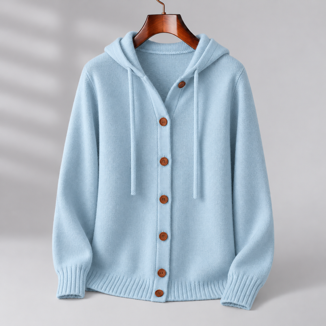 Serena Cotton Hooded Cardigan