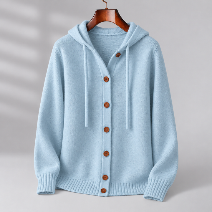 Serena Cotton Hooded Cardigan