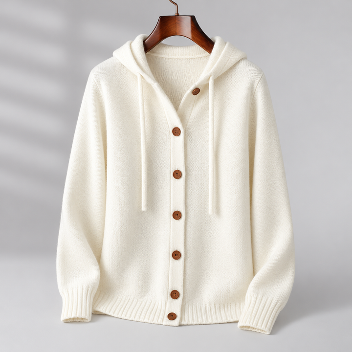 Serena Cotton Hooded Cardigan