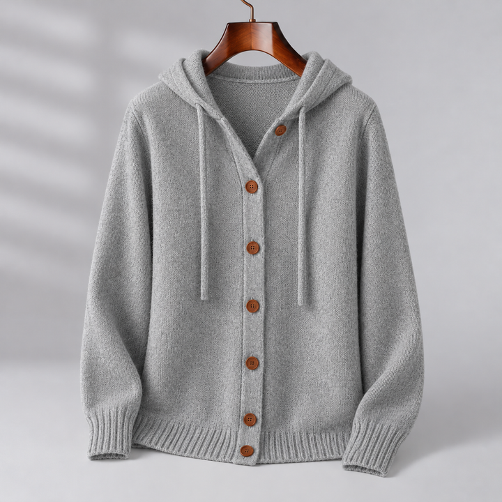 Serena Cotton Hooded Cardigan