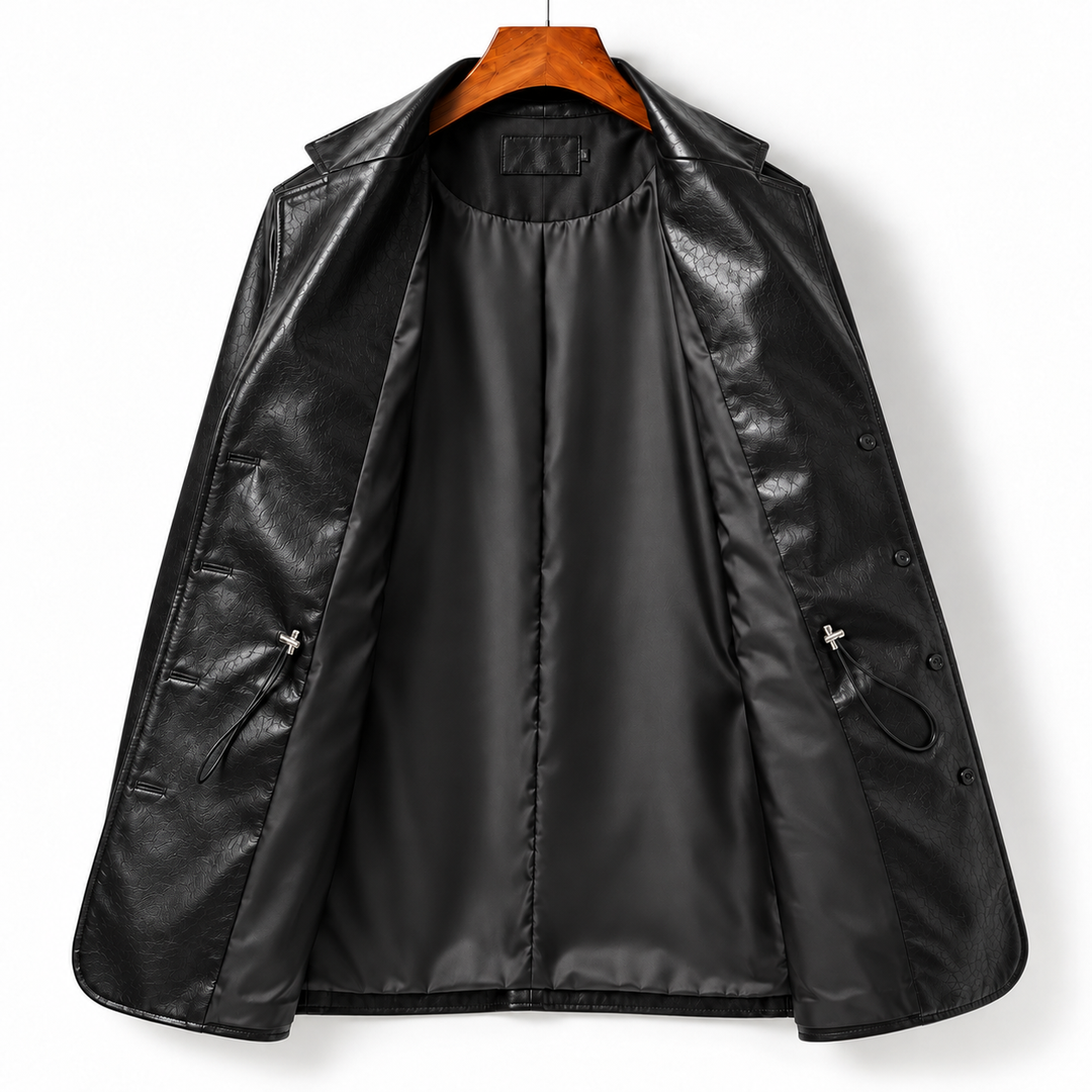 Lucia Sheepskin Leather Safari Jacket