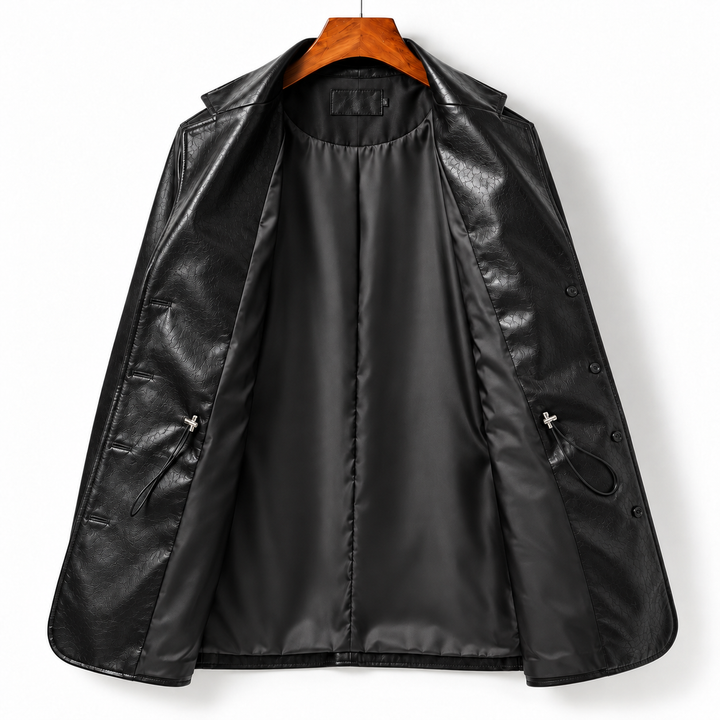 Lucia Sheepskin Leather Safari Jacket