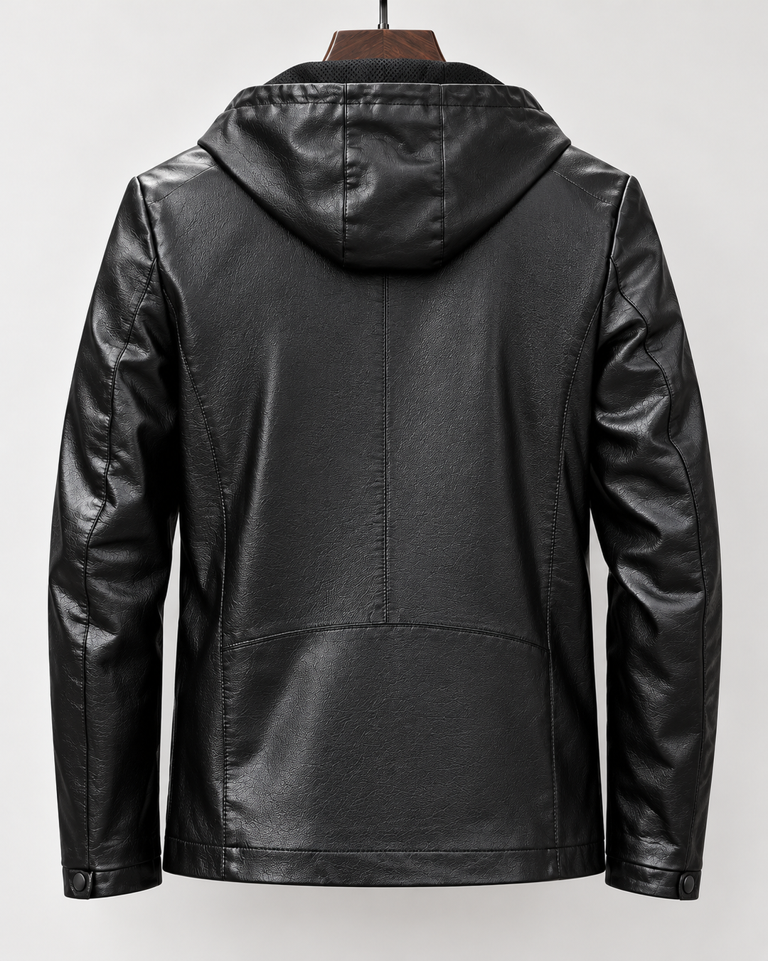 Bruno Hooded Leather Jacket
