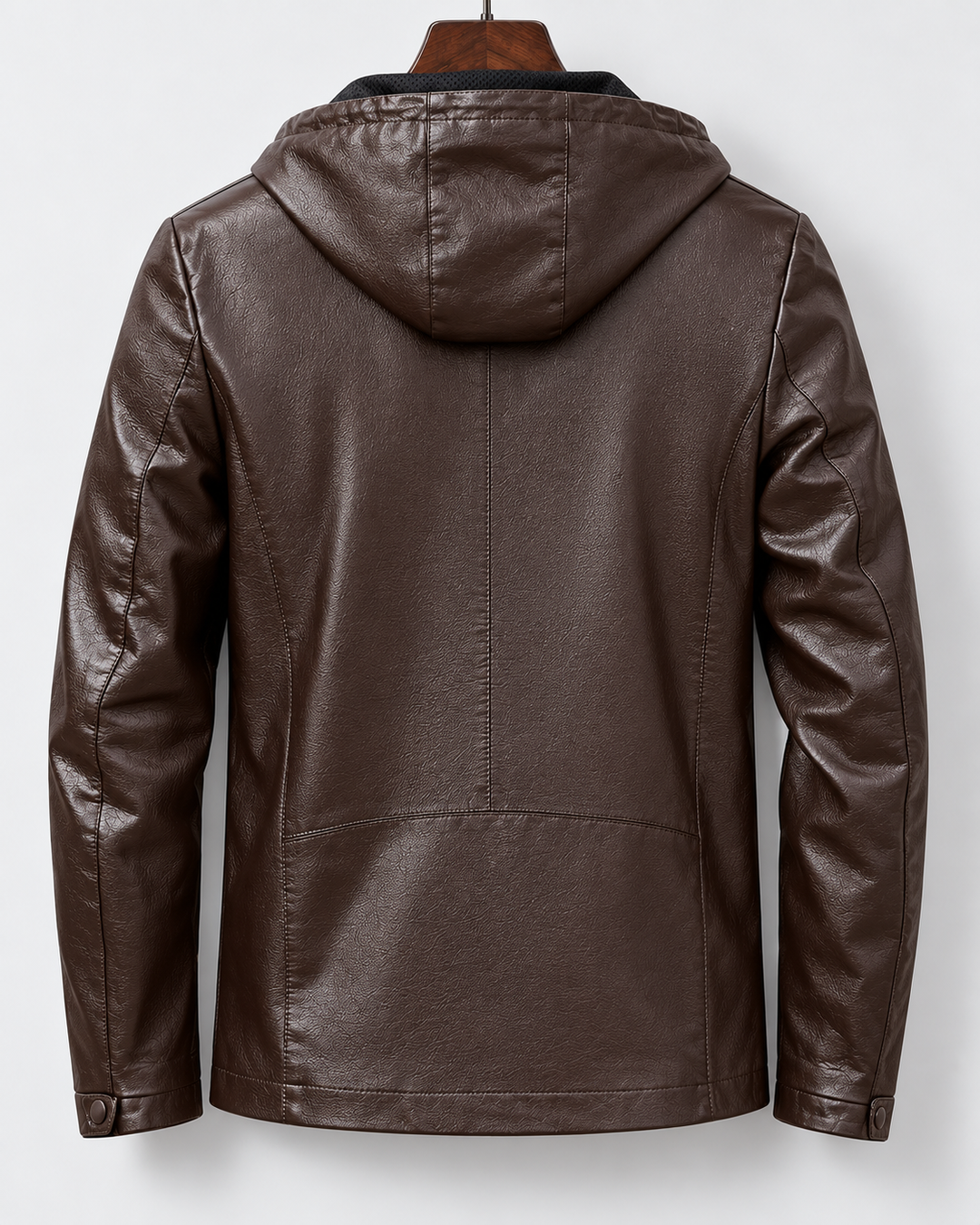 Bruno Hooded Leather Jacket