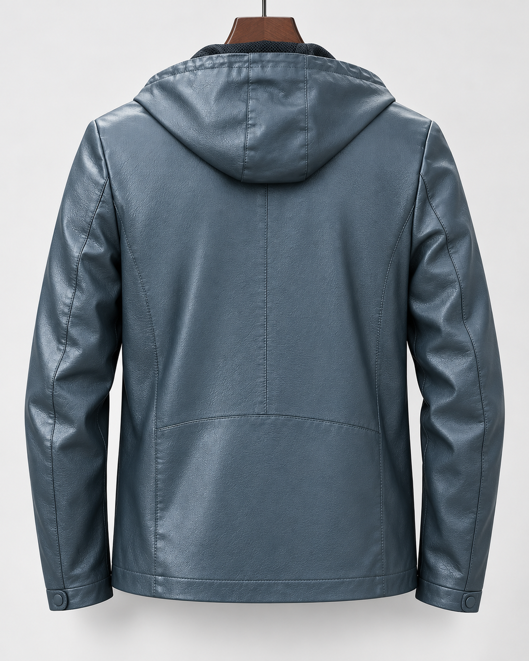 Bruno Hooded Leather Jacket