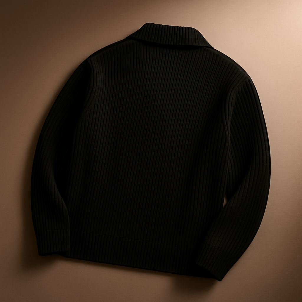 Men's Wool Button-Up Sweater with Pockets | Arden