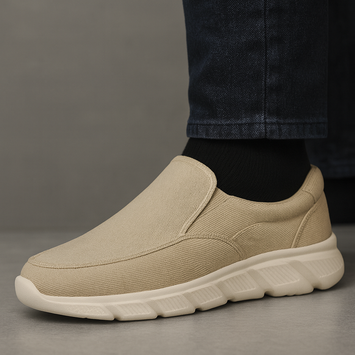 Men's Canvas Orthopedic Slip-On Sneakers  | Arden
