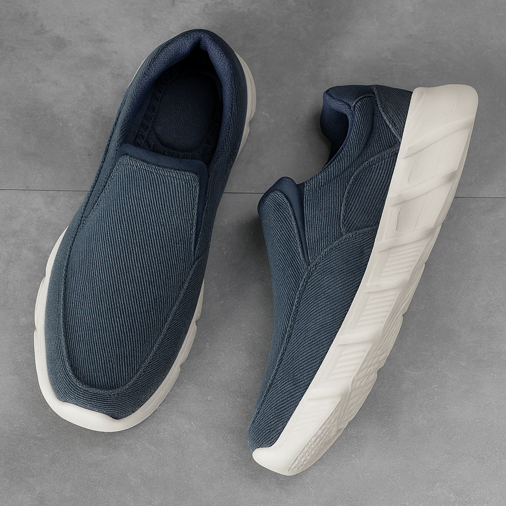 Men's Canvas Orthopedic Slip-On Sneakers  | Arden
