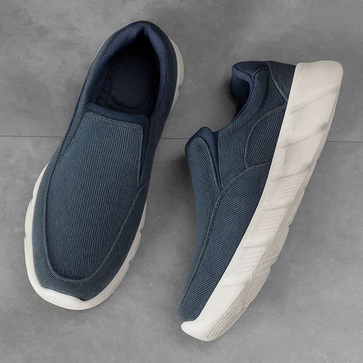Men's Canvas Orthopedic Slip-On Sneakers  | Arden
