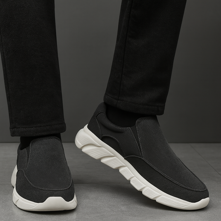 Men's Canvas Orthopedic Slip-On Sneakers  | Arden