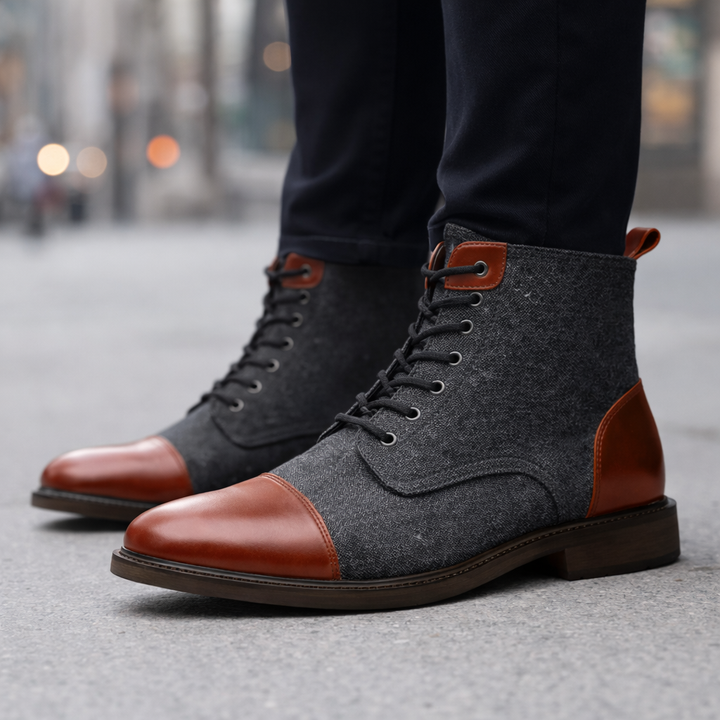 Savonti Men's Italian Leather Boots