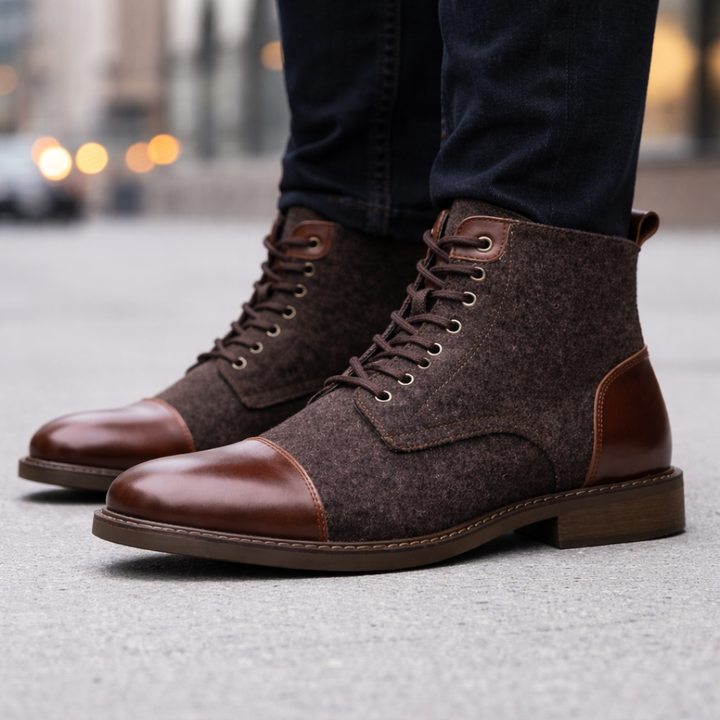 Savonti Men's Italian Leather Boots