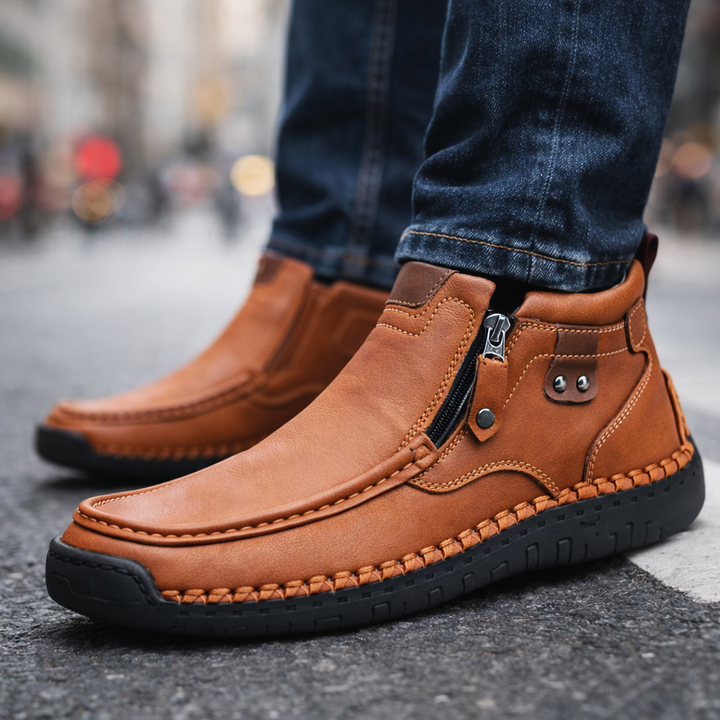 Savonti Leather Ankle Boots