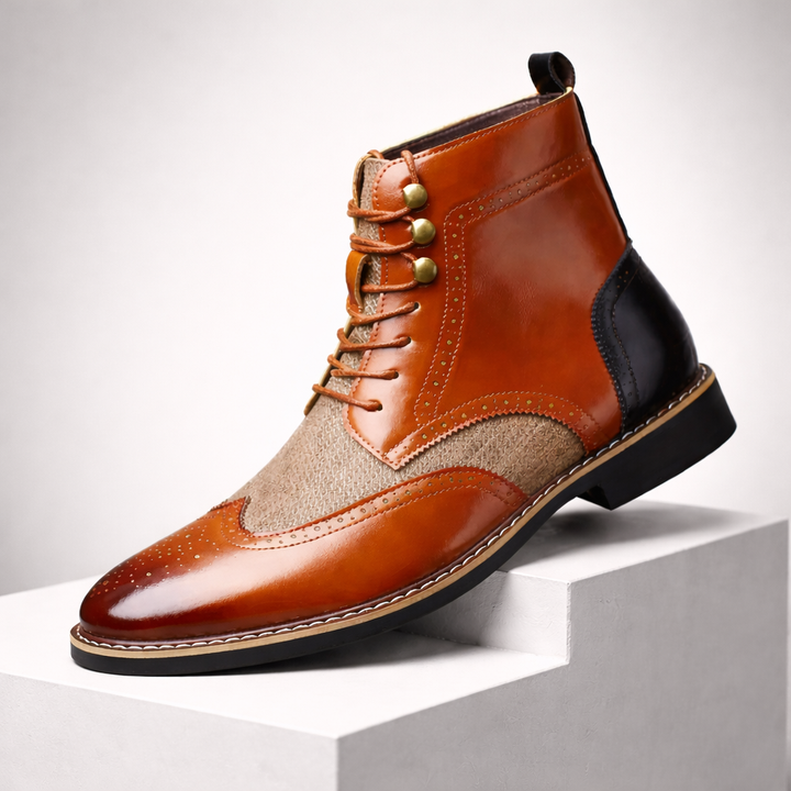 Santino Leather Ankle Boots