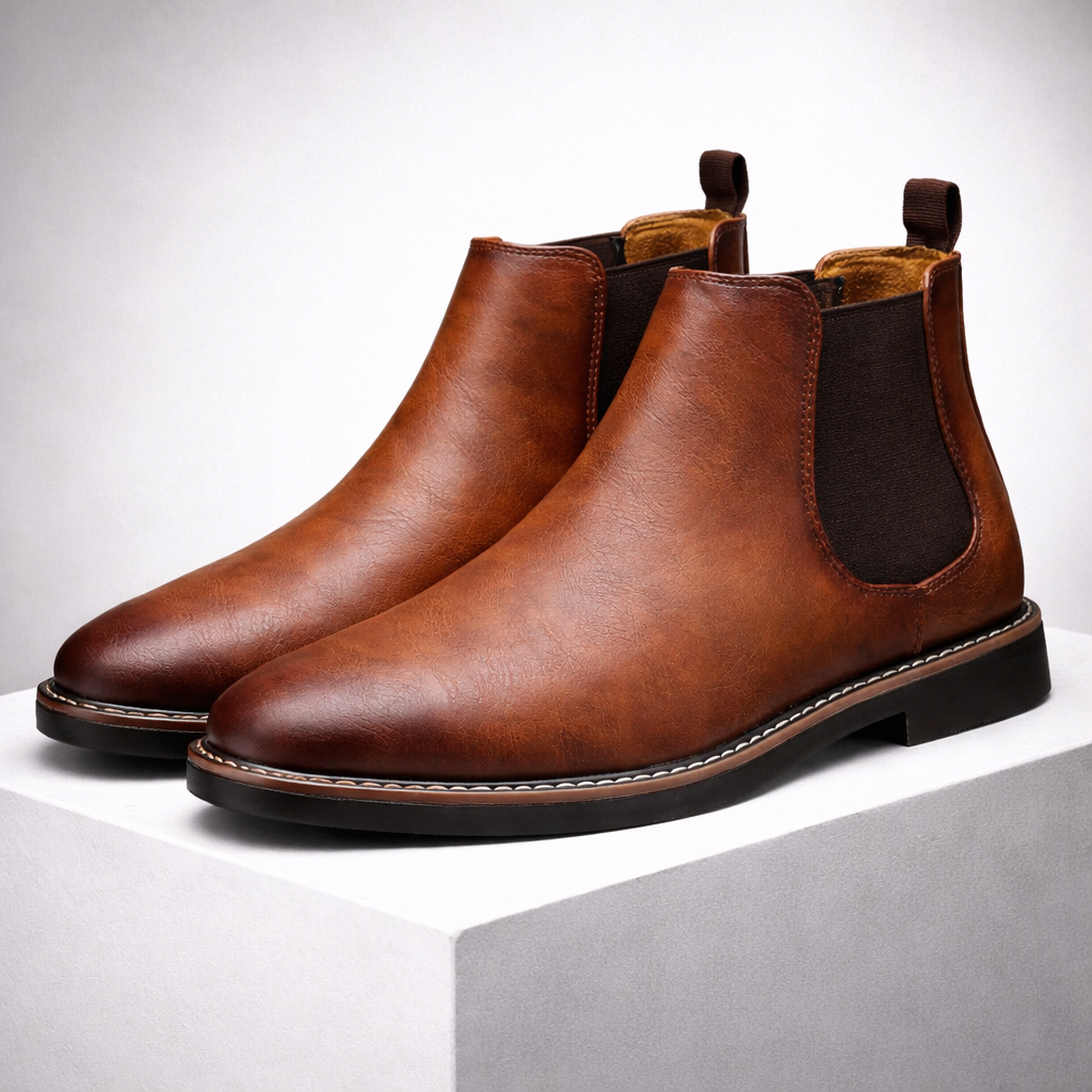 Santino Leather Chelsea Boots