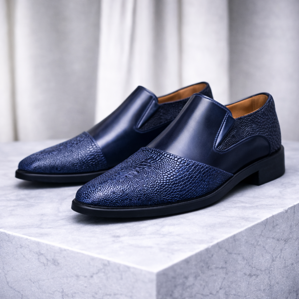 Men's Leather Slip-On Sneakers | Savino
