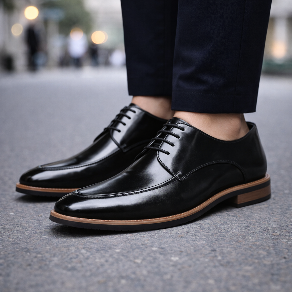 Men's Italian Leather Dress Sneakers | Savino