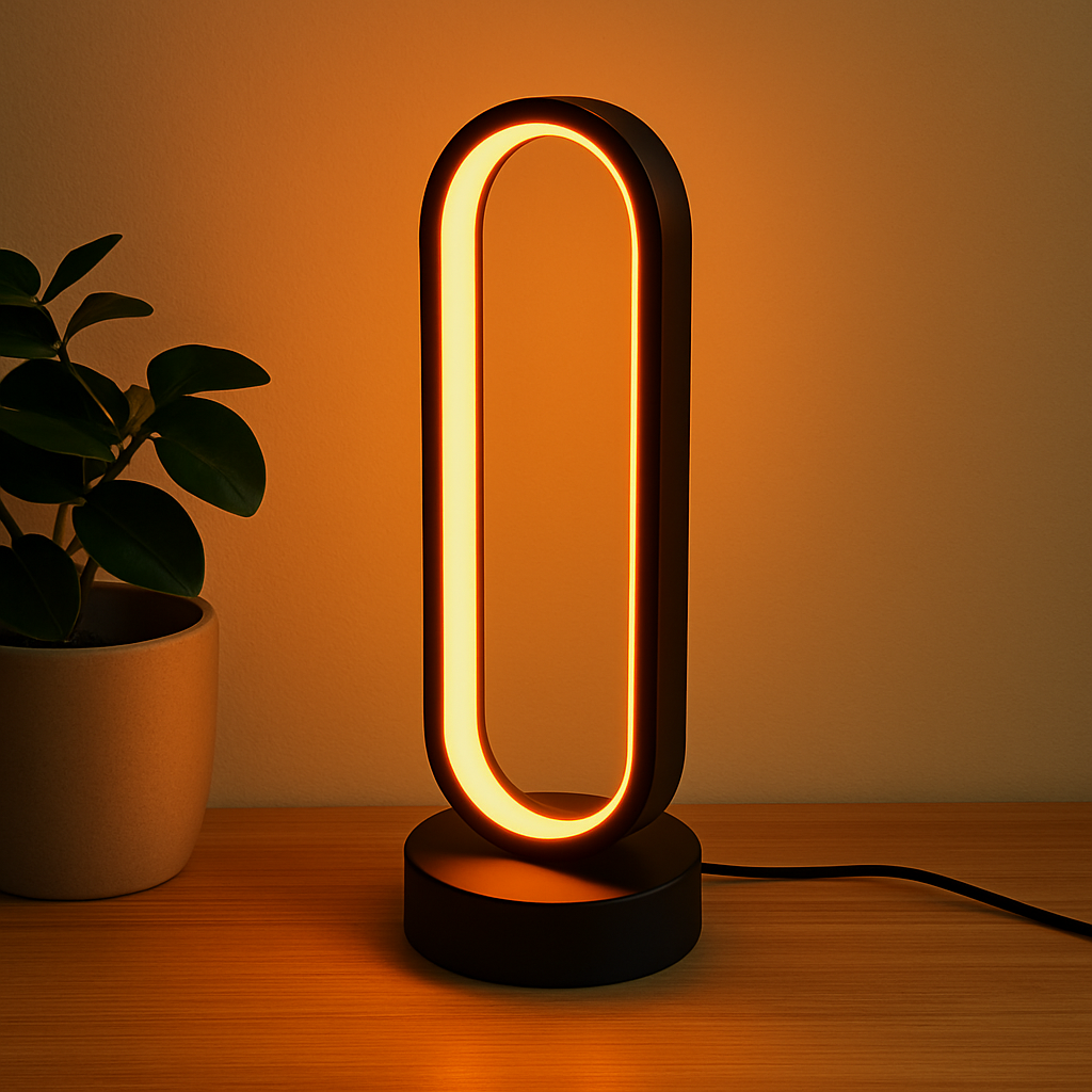 LED Glow Lamp – Eye-Safe Ambient Desk Light | Elara