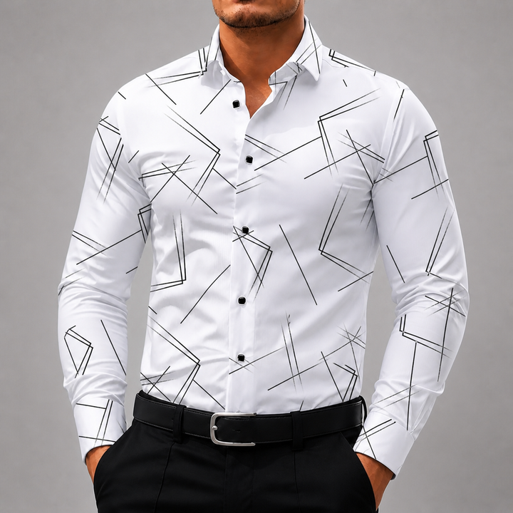 Arden Button-Up Silk Shirt