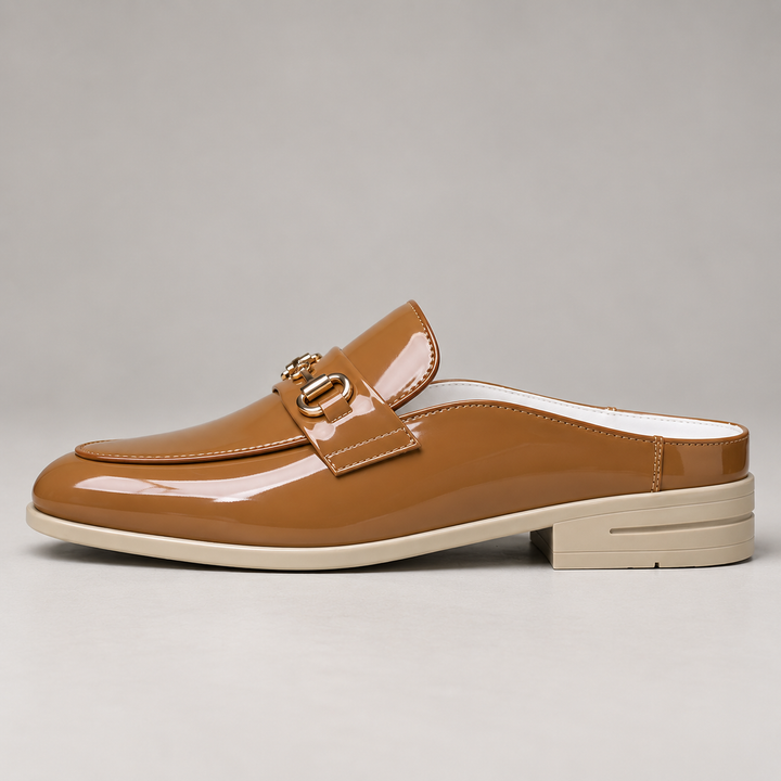 Valerio Patent Leather Mules