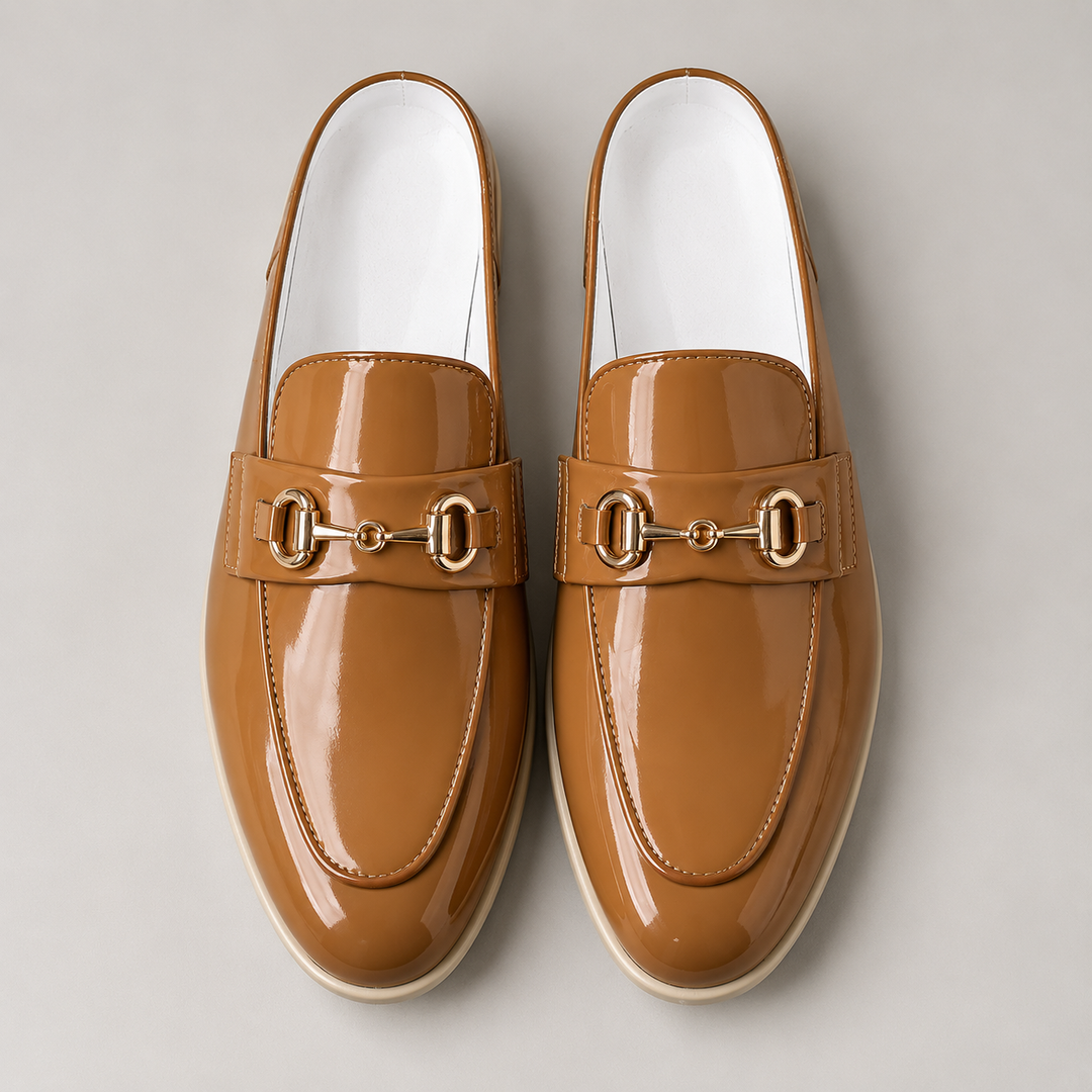 Valerio Patent Leather Mules