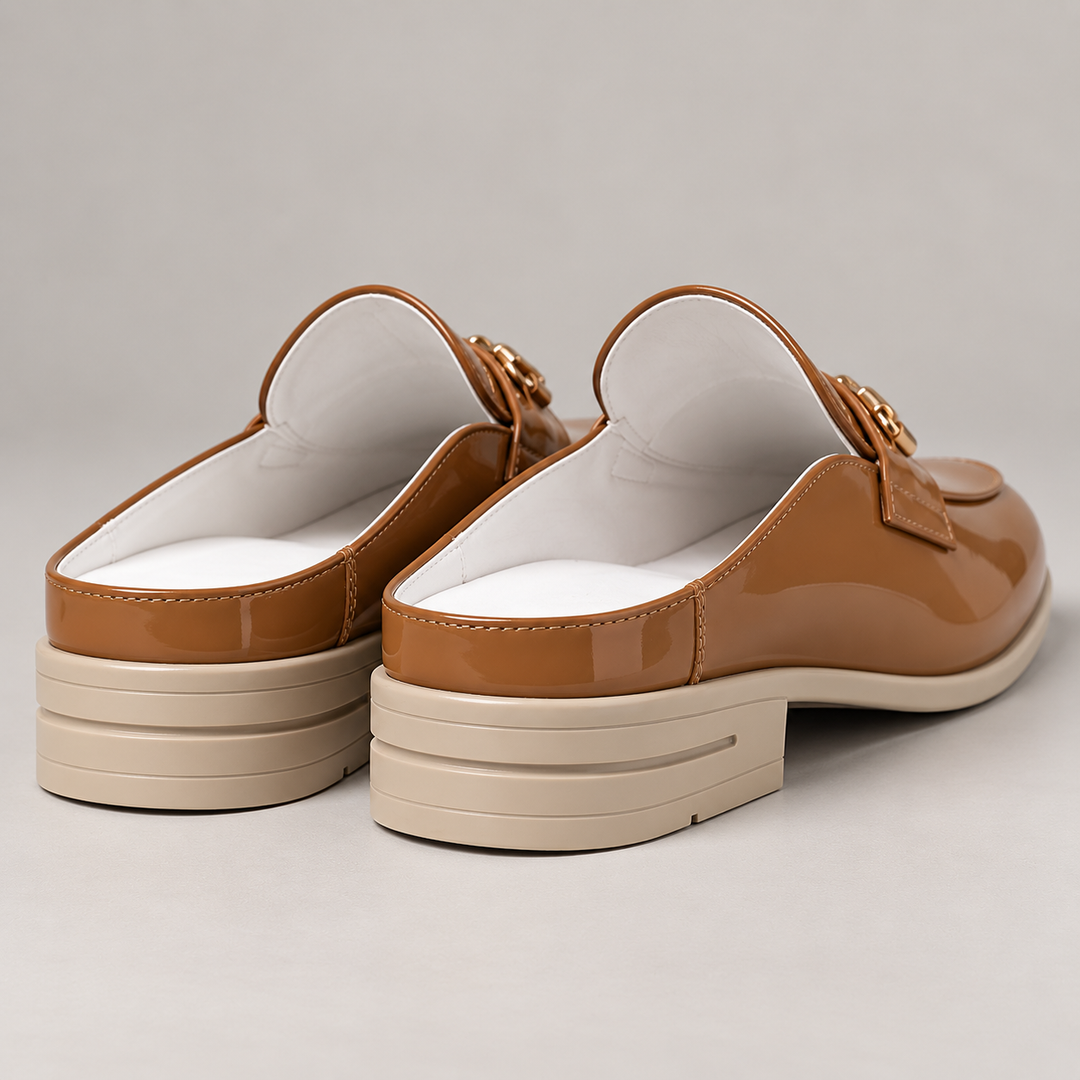 Valerio Patent Leather Mules