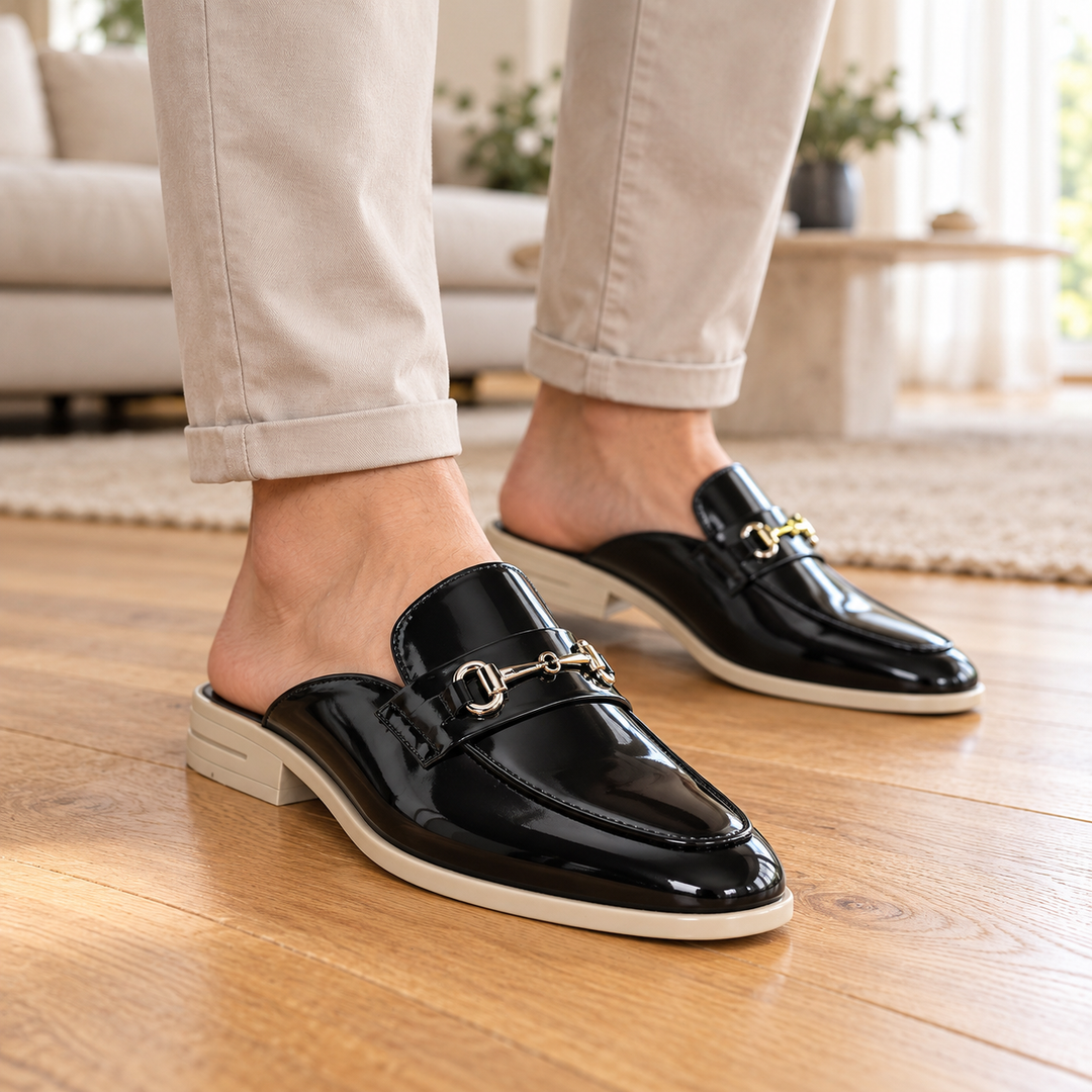 Valerio Patent Leather Mules