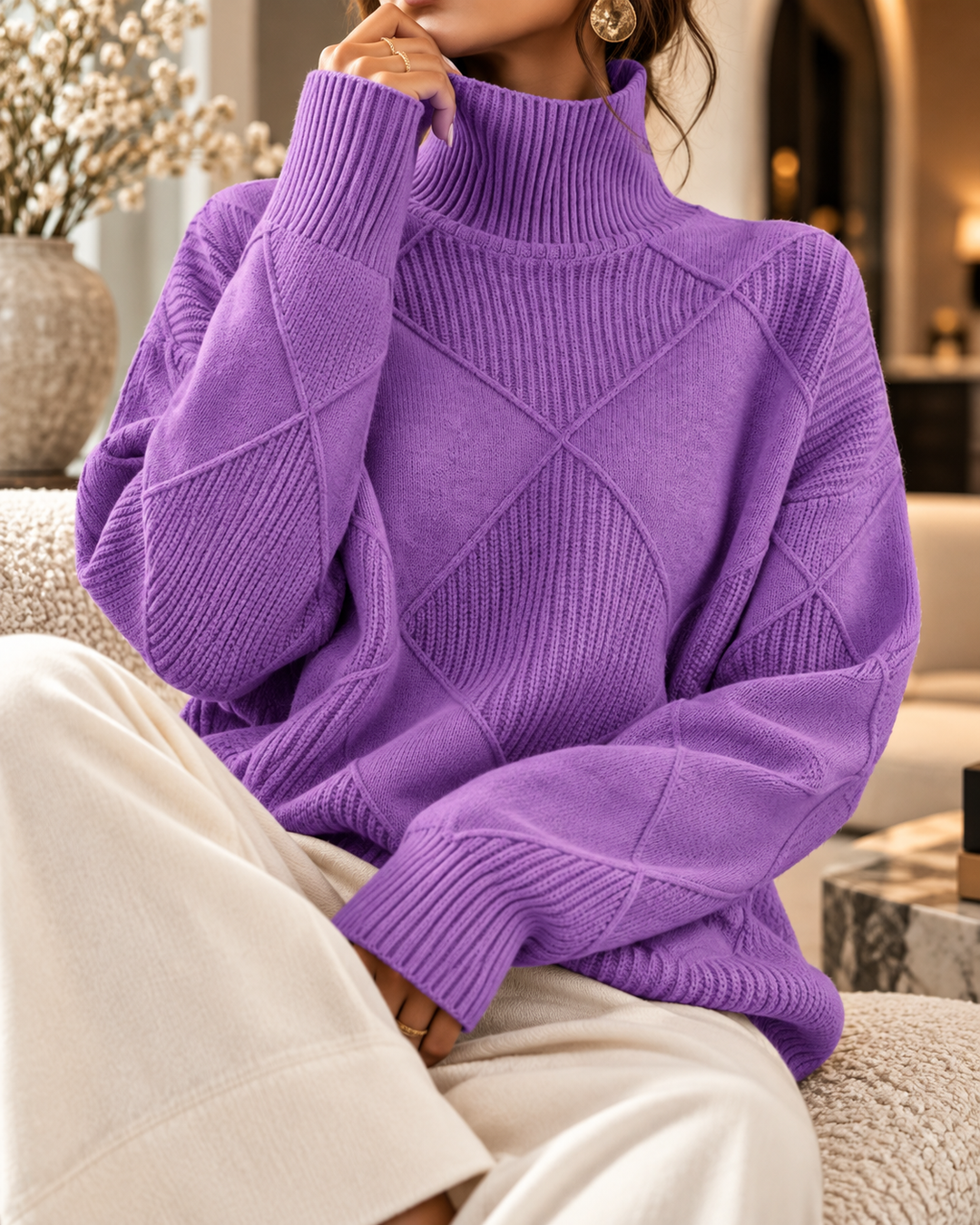 Avelin Wool Turtleneck
