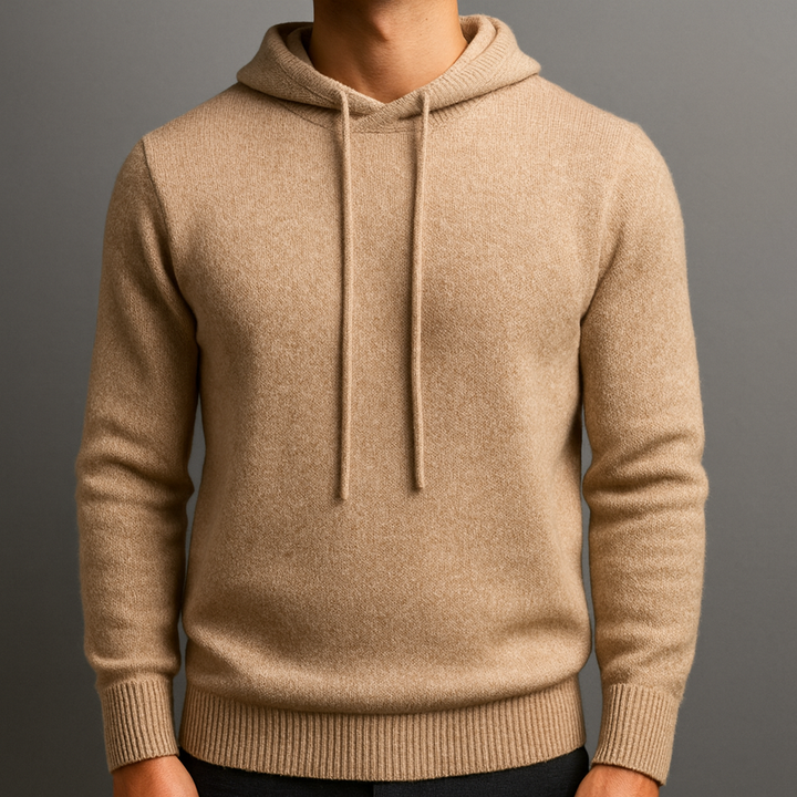 Men's Cashmere Drawstring Hoodie | Savoni
