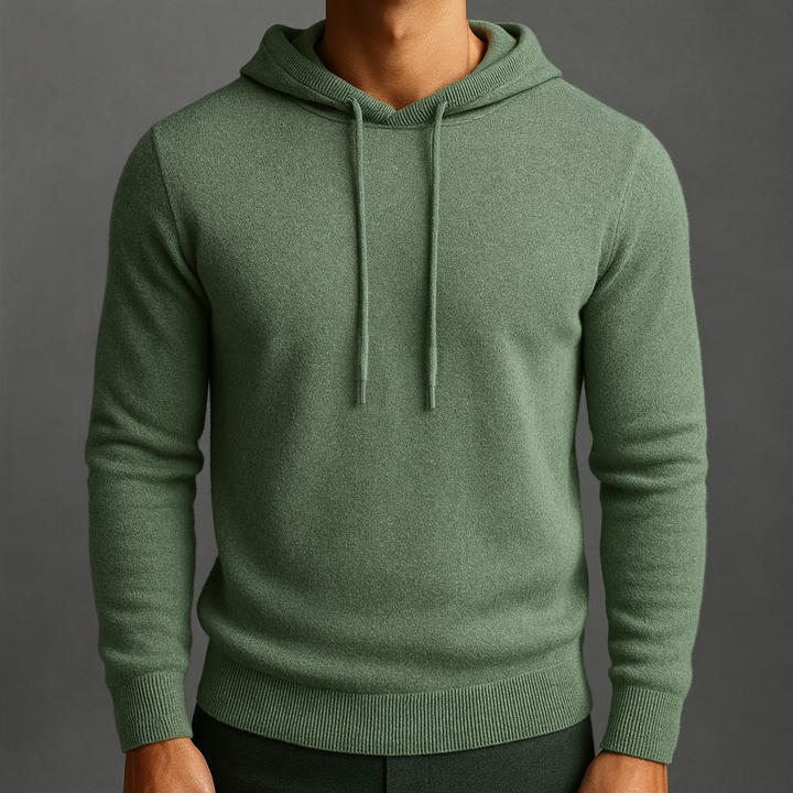 Men's Cashmere Drawstring Hoodie | Savoni