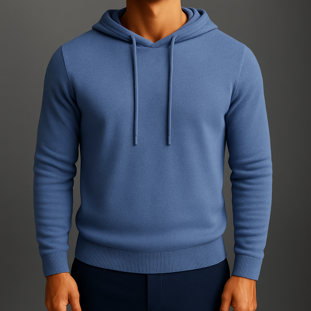Men's Cashmere Drawstring Hoodie | Savoni