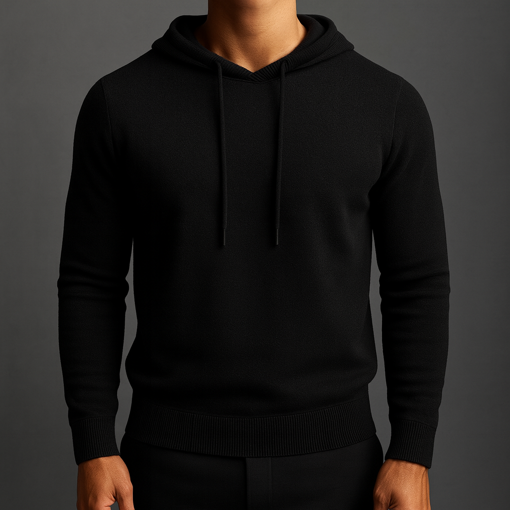 Men's Cashmere Drawstring Hoodie | Savoni