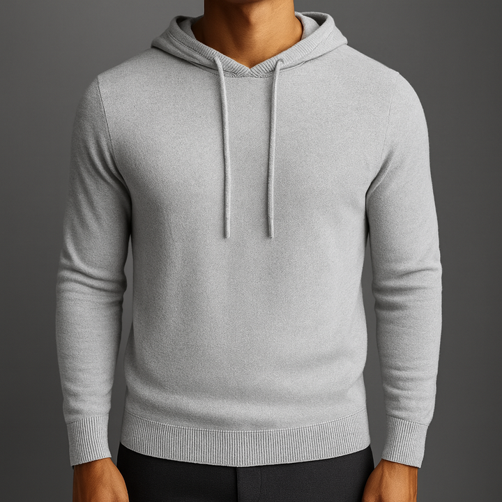 Men's Cashmere Drawstring Hoodie | Savoni