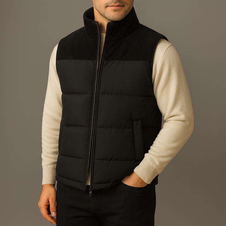 Quilted Vest Jacket – Men's Puffer Vest | Savoni