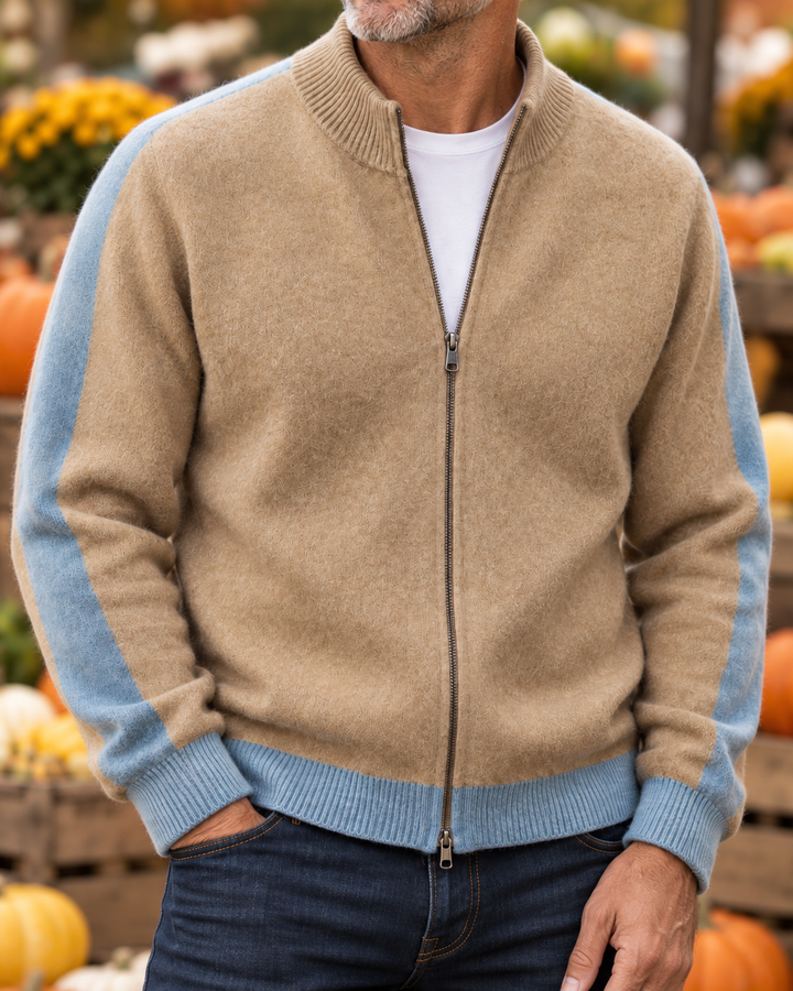 Bellori Wool Zip-Up Sweater