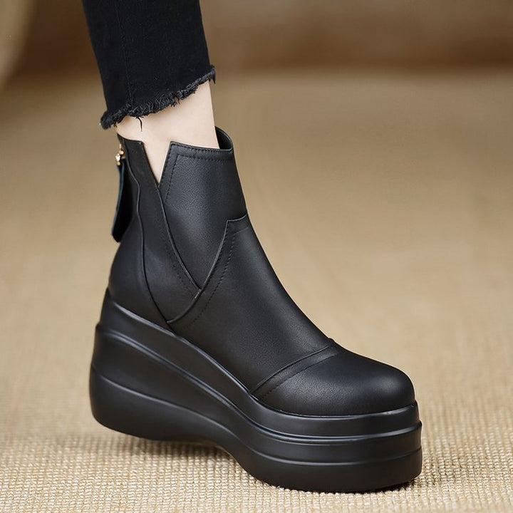 Savona Leather Orthopedic Platform Boots