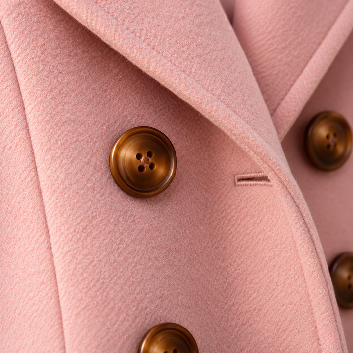 Francesca Wool Button-Up Coat