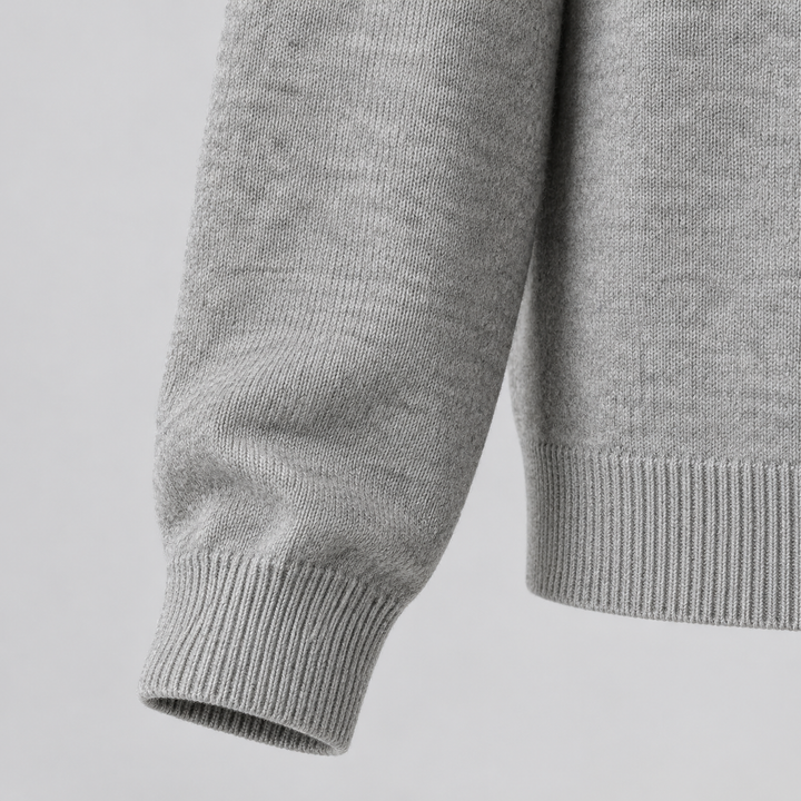 Lorenzo Wool Mock-Neck Cardigan