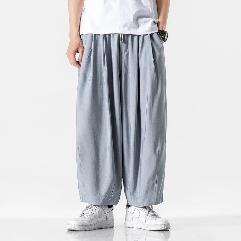 Harem Sweatpants Wide-Leg – Men's Dropped Casual Pants | Jacob