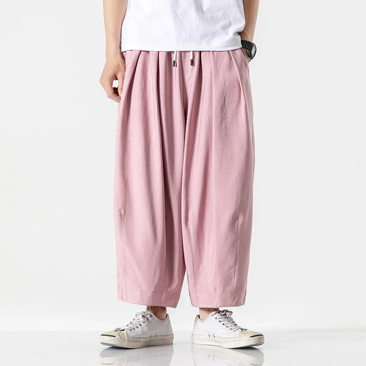 Harem Sweatpants Wide-Leg – Men's Dropped Casual Pants | Jacob