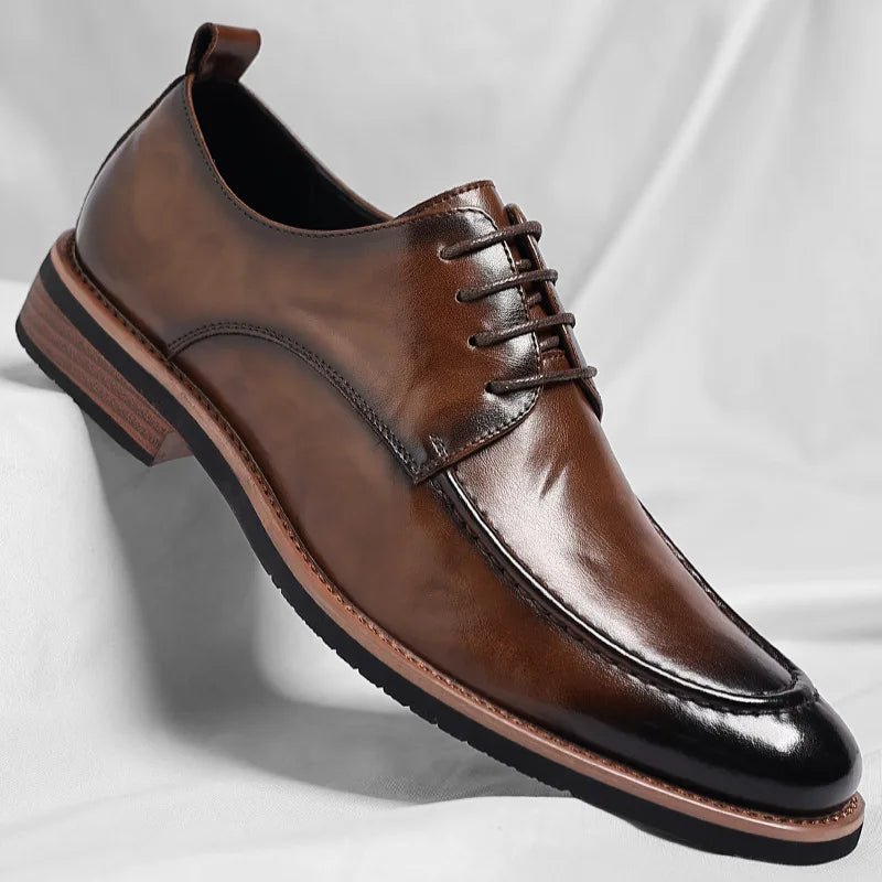 Men's Italian Leather Dress Sneakers | Savino