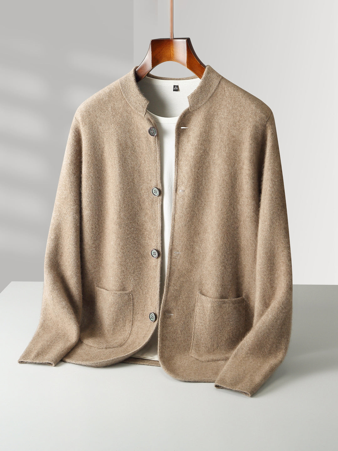 Montari Wool Button-Up Cardigan